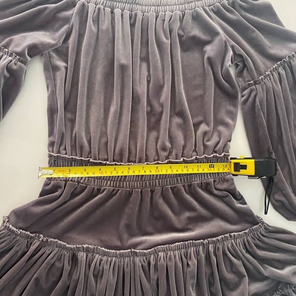 MISA Los Angeles Talin Metallic Velvet Dress - Picture 11 of 14